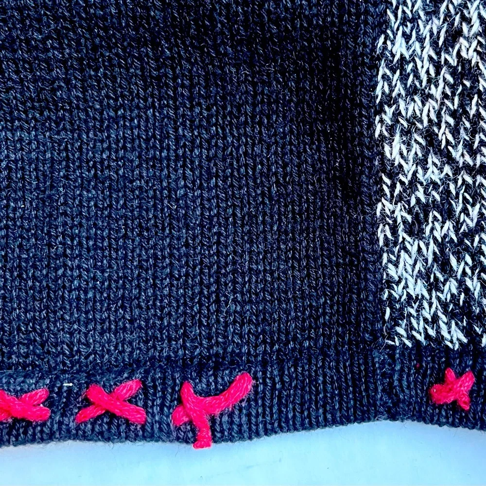 Designers Originals Holiday Christmas Cardigan Sweater with Scottie Dogs Size L
